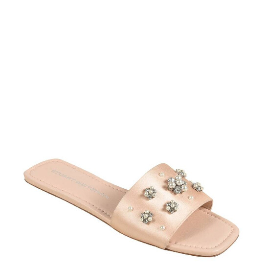 Stuart Weitzman Poppy Flat Slides, Brand Size 36 ( US Size 5.5 ) - 546x546 Image #2