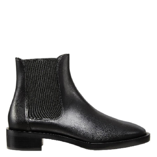 Stuart Weitzman Black Chelsea Boots Sleek Leather Design Stuart Weitzman - Celina leather Chelsea boots | Plush main image 3