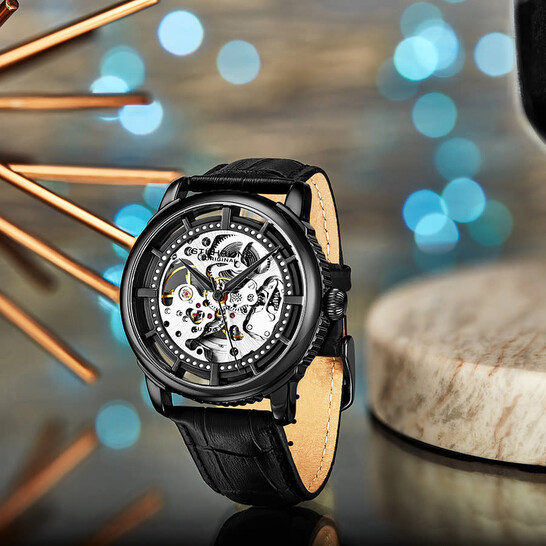 Stuhrling Original Legacy Automatic Black Dial Men's Watch