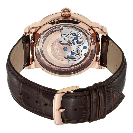 Luxury Stuhling rose gold watch Stuhrling Original Legacy Automatic Rose Gold Dial Mens  main image 4