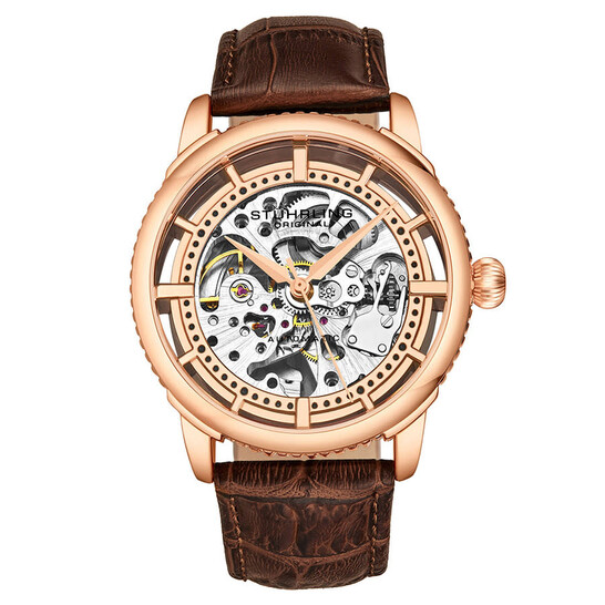Stuhrling Watch Special Reserve 411 Automatic 48mm Skeleton | Stührling main image 3