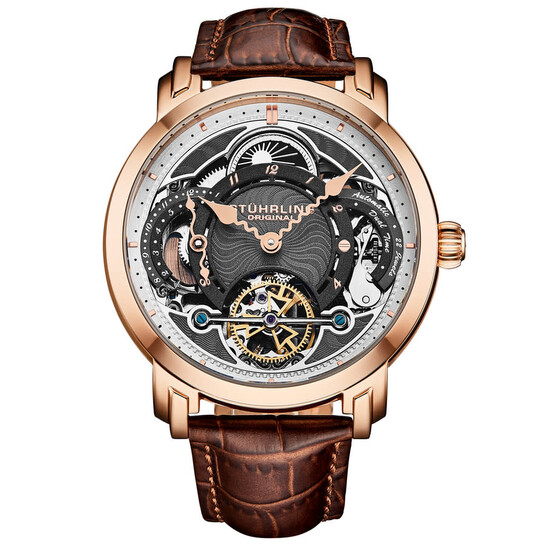 Stuhrling Original Legacy Chronograph Automatic Brown Dial  display picture 3