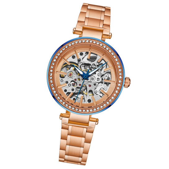 Stuhrling Women\'s Rose Gold Chain Link Watch s-l400.jpg main image 4