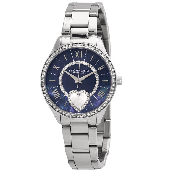 Stuhrling Original Symphony Quartz Blue Dial Ladies Watch M17199