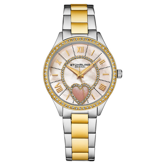 Stuhrling Original Symphony Quartz White Dial Ladies Watch  display picture 2