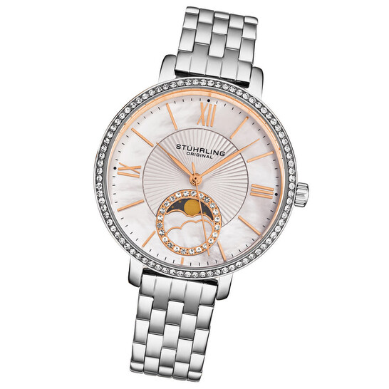 Stuhrling Original Symphony Quartz Silver Dial Ladies Watch M17986