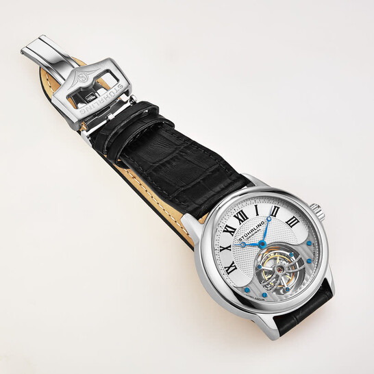 Stuhrling Original Tourbillon Hand Wind Silver Dial Men's Watch M16844 Stuhrling Original Tourbillon Hand Wind Silver Dial Men's Watch M16844 - 546x546 Image #4
