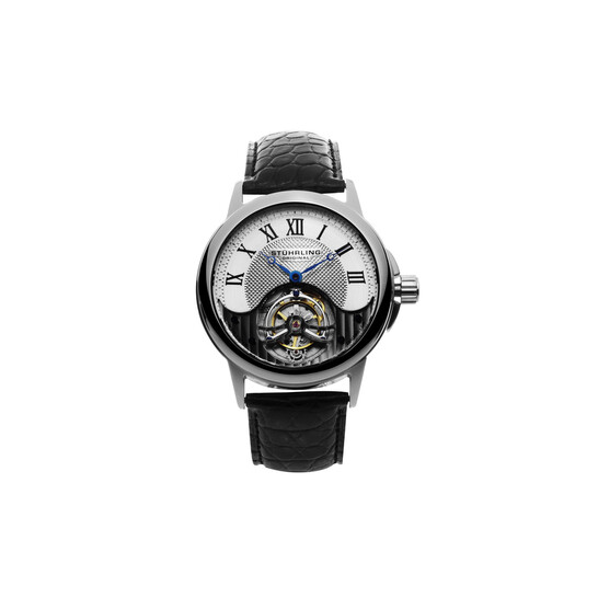 Stuhrling Original Tourbillon Hand Wind Silver Dial Men's Watch M16844 Stuhrling Original Tourbillon Hand Wind Silver Dial Men's Watch M16844 - 546x546 Image #6