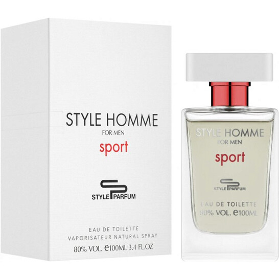 Style Parfum Men's Homme Sport EDT Spray 3.4 oz Fragrances