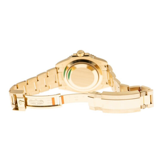 Rolex Submariner Black Dial 18K Yellow Gold Oyster Bracelet