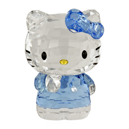 スワロフスキー　ハローキティフィギュア　1142933 Swarovski Hello Kitty Blue Bow Figurine 1142933 768549022715