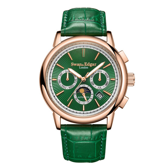 Swan Edgar Opulent Automatic Green Dial Men's Watch SE0030