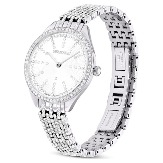 Swarovski Attract Quartz Crystal Silver Dial Ladies Watch 5644062