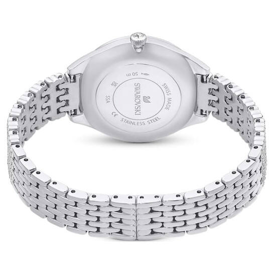 Swarovski Attract Quartz Crystal Silver Dial Ladies Watch 5644062