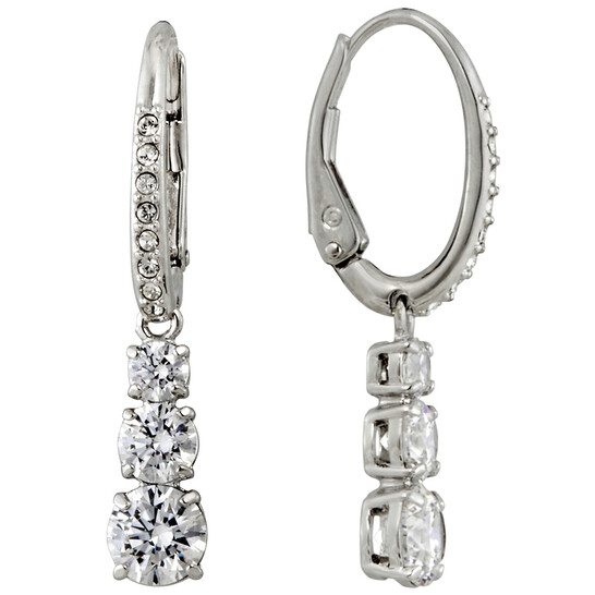 SWAROVSKI Attract Trilogy Round ピアス Amazon.co.jp: [スワロフスキー] Attract Trilogy Round