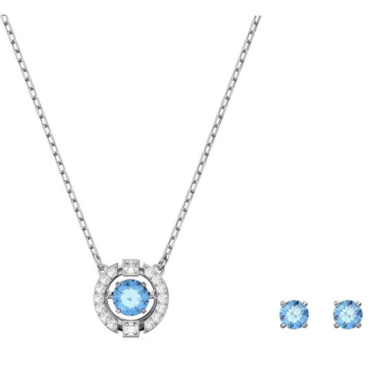 超美品　Swarovski ベストセラーリング　2本せット Swarovski Crystals Exquisite Teardrop Necklace and Earrings