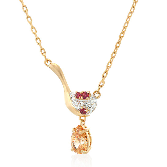 Swarovski Cariti Red Bean Ice Pendant Necklace 5634333