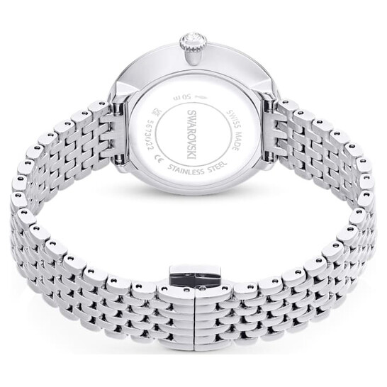 Swarovski Certa Quartz Crystal Silver Dial Ladies Watch