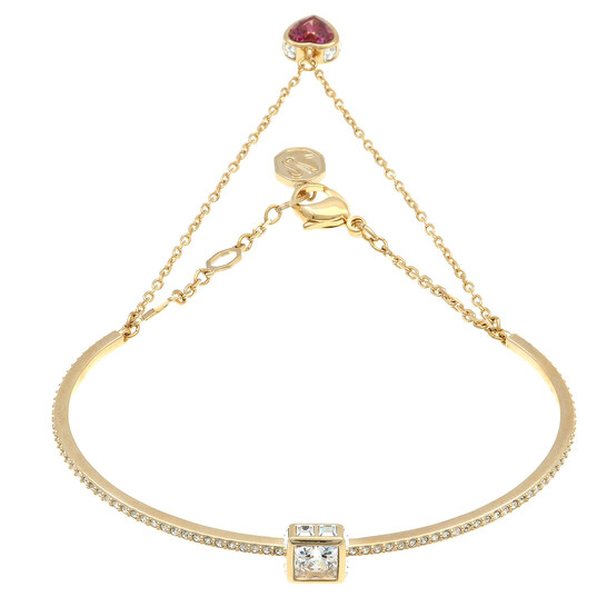 Swarovski Chroma Red / Gold Heart Bracelet 5683835 Swarovski Chroma Red / Gold Heart Bracelet 5683835