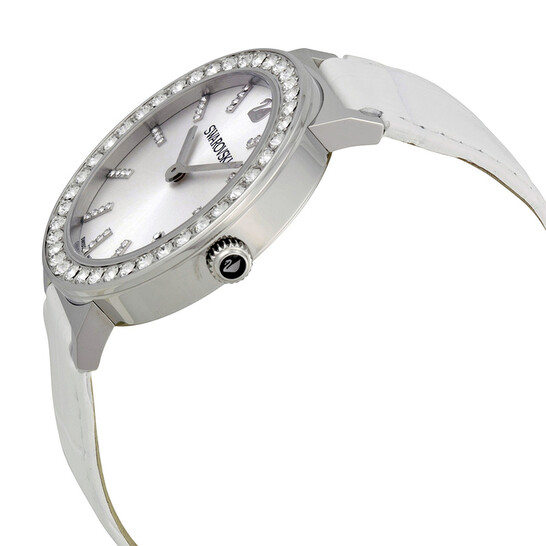 Swarovski Citra Sphere Silver Dial Stainless Steel Crystal