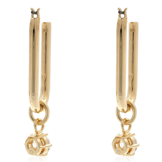 Swarovski Constella Gold-Tone Plated Drop Earrings 5728587