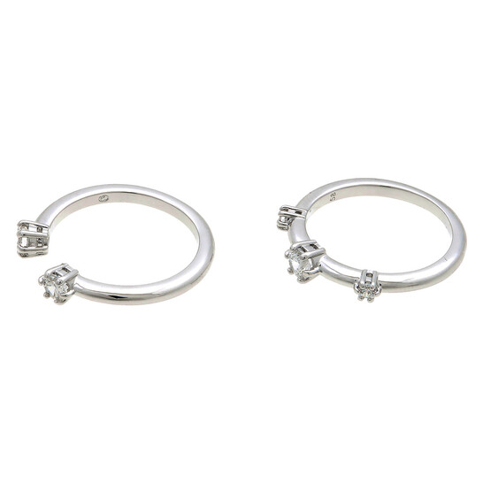 8/13迄sale✦スワロフスキー Constella リングセット ホワイト スワロフスキー Constella リングセット ホワイト Swarovski