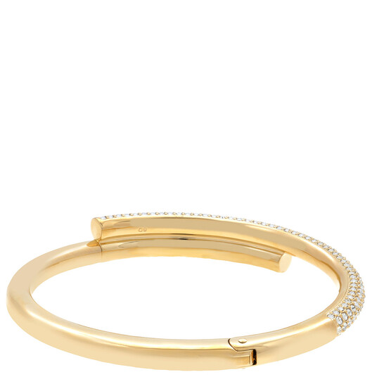 Swarovski Dextera Bangle Gold Shiny Crystal, Size M 5669498