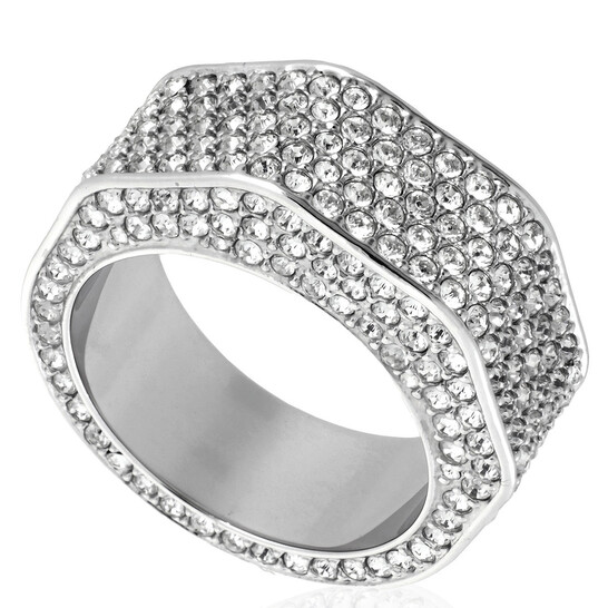 Swarovski Dextera Pave Octagon Shape Cocktail Ring, Size 62 (US 9.5 ...