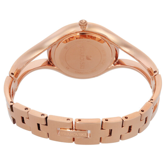 スワロフスキー Swarovski Eternal Quartz Crystal Silver Dial Ladies Watch 5377576