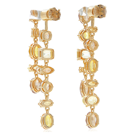 Swarovski Gema Asymmetrical Drop Earrings 5718073 9009657180739 ...