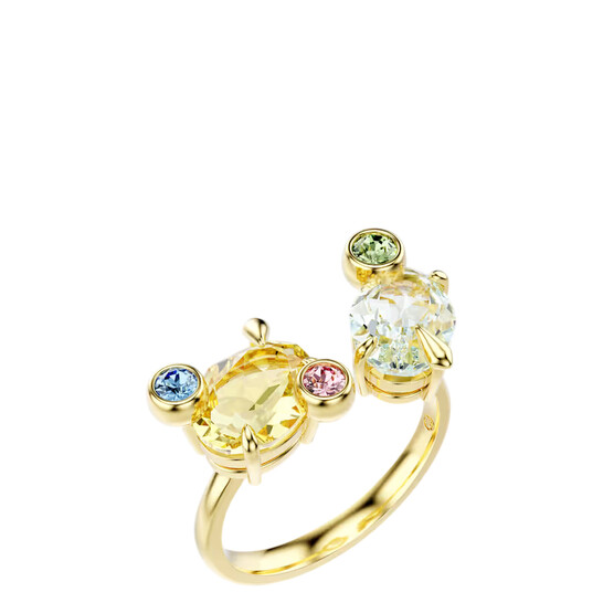 Swarovski Gema Multicolored Ring Set (3), Size 60 (US 8.75