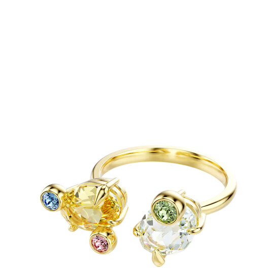 Swarovski Gema Multicolored Ring Set (3), Size 60 (US 8.75