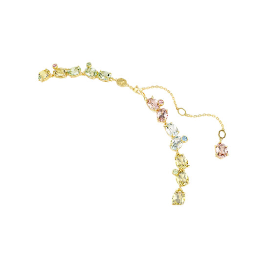 ★SWAROVSKI★ Gema Tennis Gold Tone Necklace 5714836 Swarovski Gema Tennis Mixed Cuts Necklace 5714836