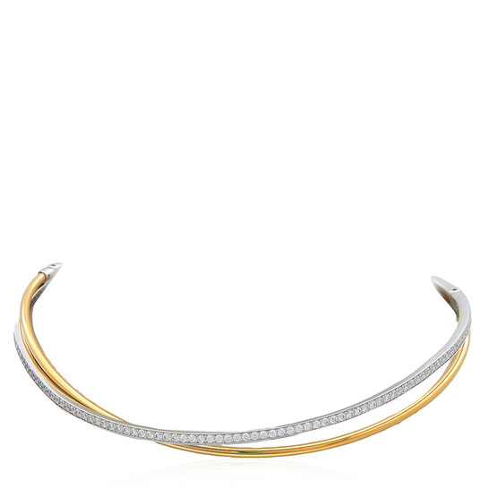 Swarovski Hyperbola Choker Mixed Plating White 5702409