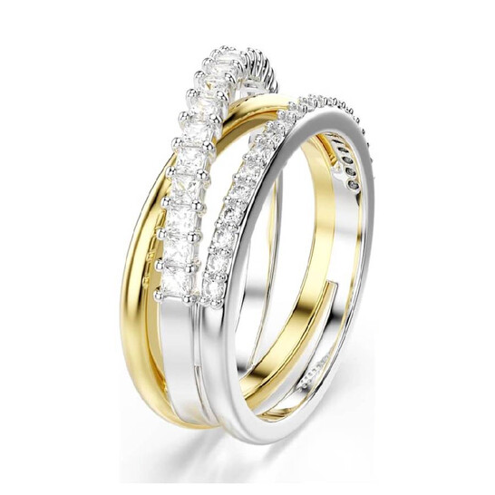 スワロフスキー リング Hyperbola 52サイズ Swarovski Hyperbola Crystal Metal Ring, Size 52 5714161