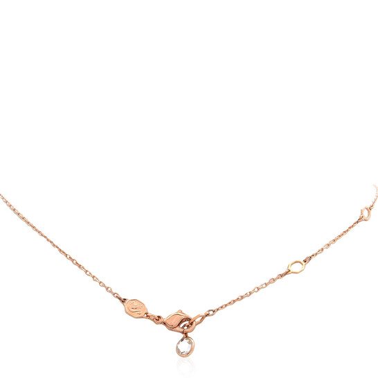 Swarovski Hyperbola Pendant Pave Rose Gold Shiny White