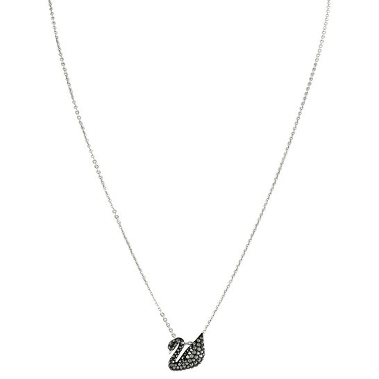 スワロフスキー ネックレス 5347330 スワン ブラック×シルバー SWAROVSKI スワロフスキー ネックレス レディース 5347330