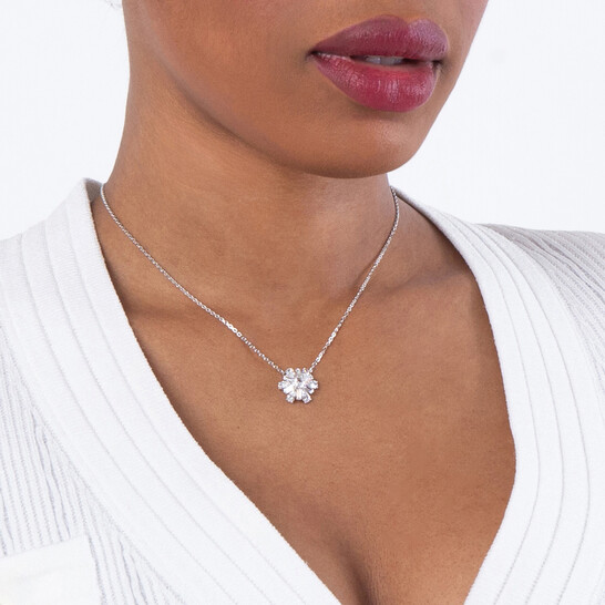 Swarovski Idyllia E Set Set Of 2 Rhodium Shiny White 5691486