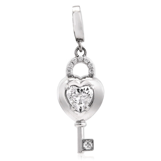 Swarovski Idyllia Heart With Key Charm 5742957 9009657429579
