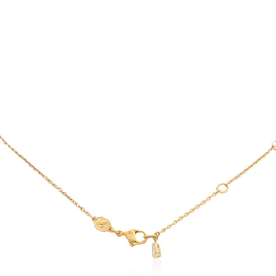 Swarovski Idyllia Pendant Dancing Cz Clover Gold Shiny Green