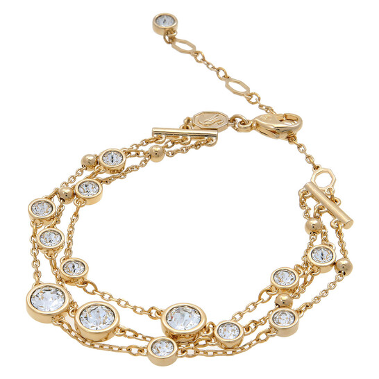 Swarovski Imber Soft Bracelet Large Gold Shiny Crystal 5680095