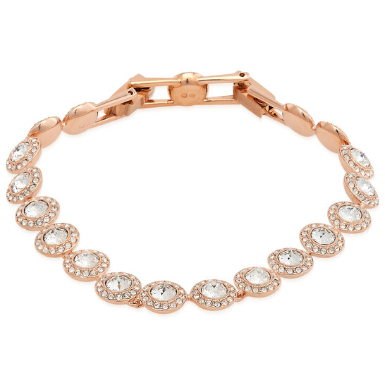 Swarovski Ladies Angelic Gold-Tone Plated Round Cut Pave Bracelet