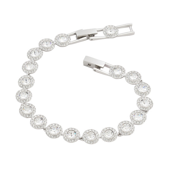 Swarovski Ladies Angelic White Rhodium Plated Round Cut Set