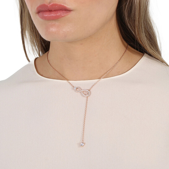 Swarovski Ladies Infinity Y Necklace 5521346 191453005725 Swarovski Ladies Infinity Y Necklace 5521346 191453005725
