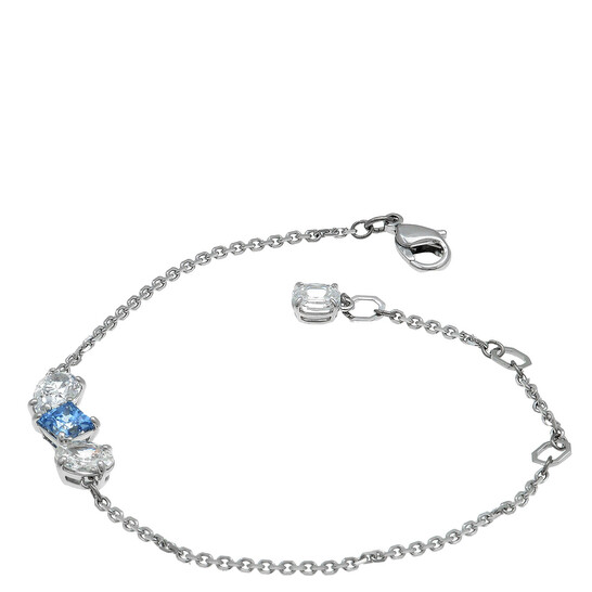 Swarovski スワロフスキー ブレスレット 5668359 Mesmera Mesmera bracelet, Mixed cuts, Blue, Rhodium plated | Swarovski