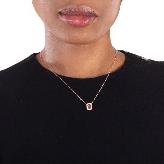 Swarovski Ladies Pink Millenia Necklace 5614933 191453165054