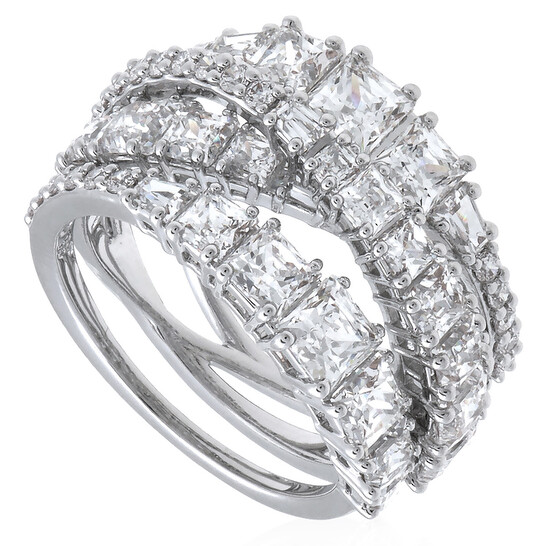 Swarovski Ladies Twist Wrap Ring, Size 60 (US 8.75) 5584654