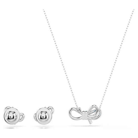 Swarovski Lifelong Crystal Bow Necklace Set - 546x546 Image #2