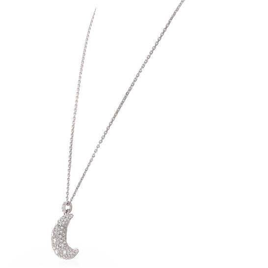 Swarovski Luna Pendant Rhodium Shiny Clear 5666181 9009656661819