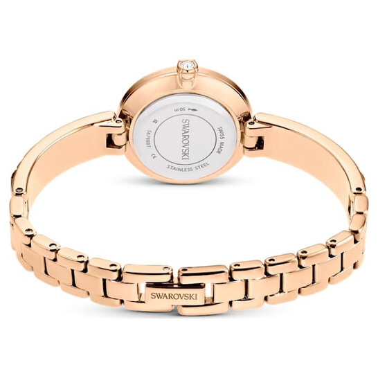Swarovski Matrix Bangle Quartz Crystal Grey Dial Ladies